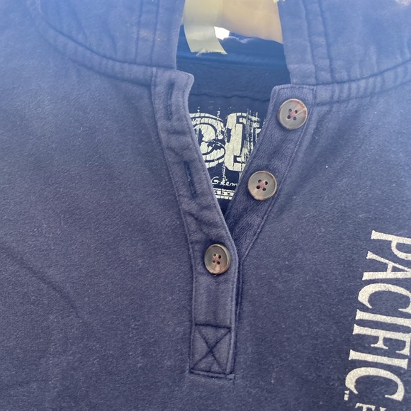 Pacific Tigers Navy Blue Pullover Hoodie - Picture 3 of 10